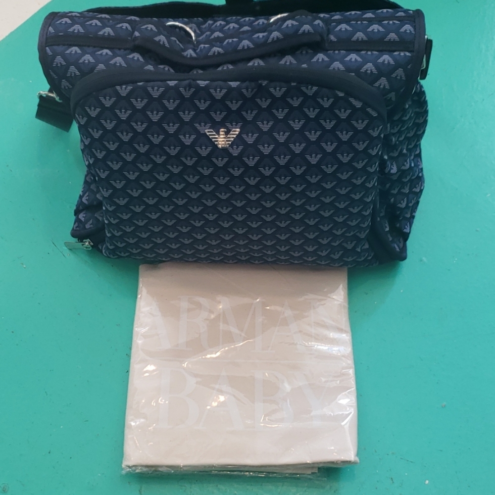 Armani baby diaper bag